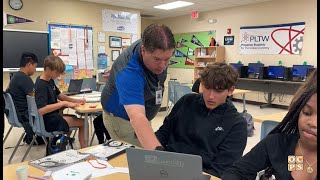 Project Lead the Way OCPS teacher gets creative to help students be STEMsuccessful [upl. by Anelhtac329]