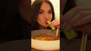 ASMR Buldak Carbonara Mukbang 🥵 Spicy Noodles [upl. by Ontina129]