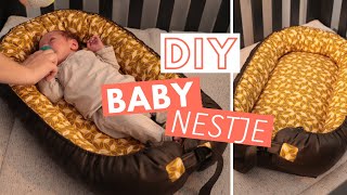 DIY BABYNESTJE Zo maak je zelf een babynestje [upl. by Ltney]