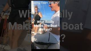 What Really Makes Tally Ho Go Fast sailing sailingvideo racingboat [upl. by Nered]