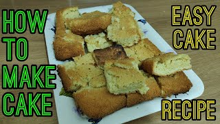 How to Bake Cake  Cake bnane ka easy Tarika  Madeira Cake [upl. by Hill]