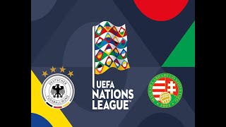 202425 UEFA Nations League EAFC 25  Group Stage  Matchday 1  Group 3  GER v HUN [upl. by Ahsahtan]