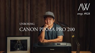 First look at the Canon PIXMA PRO 200 [upl. by Novaat128]