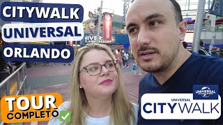 CityWalk Universal Orlando  TOUR Completo  ✅ Atração GRATUITA [upl. by Rednas]