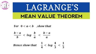 mean value theorem  lagranges mean value theorem  mean value theorem engineering mathematics 1 [upl. by Anavlis104]