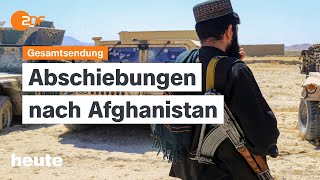 heute 1900 Uhr vom 30082024 AfghanistanAbschiebung Landtagswahl Sachsen LauterbachEntführung [upl. by Yltsew]