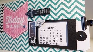 Cómo hacer un calendario Tutorial  CON P DE PAPEL [upl. by Corinne]