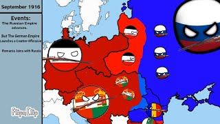 World War 1  Eastern Front 19141918 CountryBall Animation [upl. by Lu589]