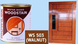 Review warna politur mowilex woodstain ws 503 walnut [upl. by Tuhn]