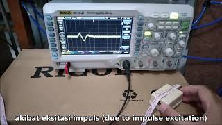 Measuring Acceleration with ADXL335 Accelerometer dan RIGOL DS1104ZS Oscilloscope [upl. by Lohman680]