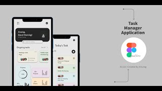 Task Manager Application UIUX Design in Figma [upl. by Nessy]