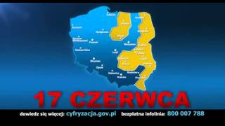 17 czerwca  Wyłączenie nadajników telewizji analogowej [upl. by Yaresed]