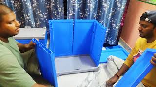 Nilkamal Plastic Storage Cabinet  Unboxing amp Assembling [upl. by Aridaj]