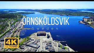 Örnsköldsvik in Sweden drone 4K 2018😍🌿 [upl. by Beedon291]