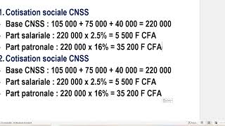 Cotisations sociales  CNSS et CNAMGS Actualisation [upl. by Sucrad396]