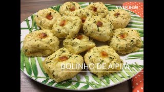 Receitas práticas Bolinho de Mandioca Assado [upl. by Nylorahs]