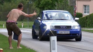 Wörthersee 2017  CRAZY Tuned Cars Turbo Sounds Launch Controls amp Accelerations [upl. by Arocal]