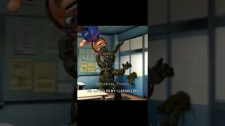 Springtrap virou professor Dublado PTBR fnaf springtrap balloonboy dublagem humor shorts [upl. by Zeitler]