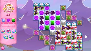 Candy Crush Saga LEVEL 4744 NO BOOSTERS new version🔄✅ [upl. by Maitilde]