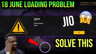 How To Solve Free Fire Max Loading Problem  FF Not Opening Today  Download Failed Retry Problem [upl. by Yelrebma288]