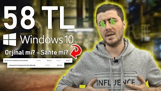 İnternette 58 TLye Satılan OEM Windows 10 Kodları Alınır mı Test ETTİK [upl. by Floria]