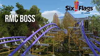 New For 2025 RMC BOSS Six Flags St Louis  NoLimits 2 [upl. by Dranal158]