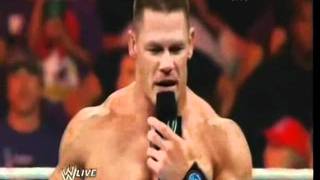 John Cena picks Dwayne quotThe Rockquot Johnson as Tag Team Partner [upl. by Abbott]