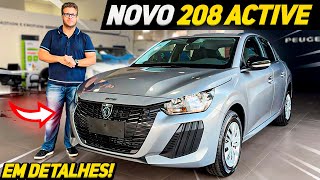 NOVO PEUGEOT 208 ACTIVE 2025  VALE A PENA [upl. by Stu626]