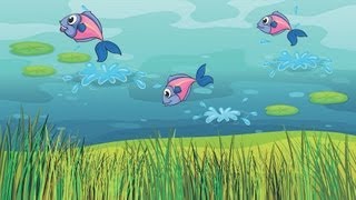 5 Little Fishies in the Sea  Kids Songs [upl. by Theodosia]