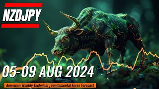 NZDJPY 05 TO 09 AUG 2024 American Weekly Technical  Fundamental Forex Forecast Free tme Signals [upl. by Pratte]