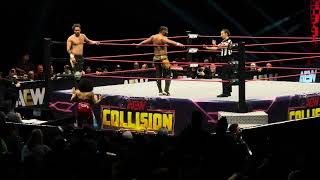 FULL MATCH  The Outrunners vs Top Flight live  AEW Collision taping 11072024 [upl. by Laurance]