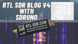 RTLSDR Blog V4 mit SDRUNO [upl. by Lyris38]