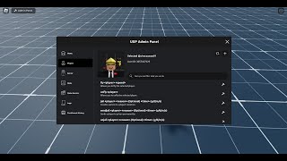 UXP Admin Panel System Showcase  Roblox Studio [upl. by Enahsal463]