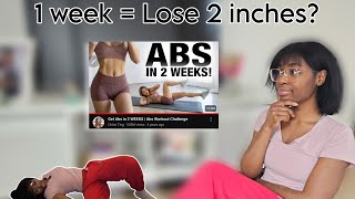 Chloe Ting Abs in 2 weeks Does it work [upl. by Vashti898]