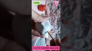 OWL EP3 How to make a paper mache owl [upl. by Latsryk448]