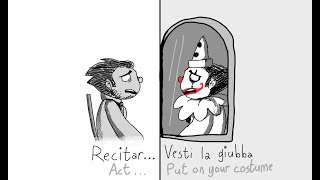 Pagliacci  “Recitar… Vesti la giubba” Animatic [upl. by Farrica849]