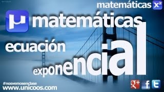 Ecuacion exponencial de segundo grado SECUNDARIA 4ºESO matematicas [upl. by Carly775]