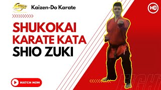 Shukokai Karate Kata  Shio Zuki [upl. by Wald]