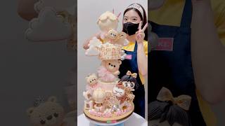 Kuenya jatuh mulu nih cake cakedecorating kueulangtahun lionicake [upl. by Murielle823]