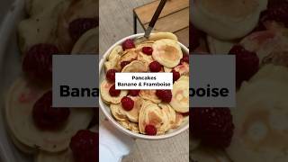 Pancakes banane framboise reels [upl. by Aihselat748]