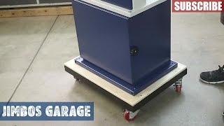 Rikon Bandsaw Cart Build  Jimbos Garage [upl. by Meehsar]