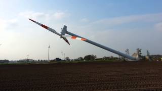 Demontage einer Windkraftanlage in Bocholt Hemden 02052013 [upl. by Naman960]