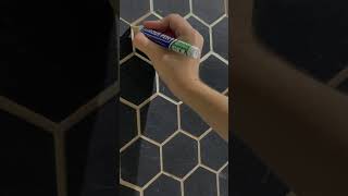 Grout Pen Brighten Up Your Tile Grout to Look New Again [upl. by Erika]