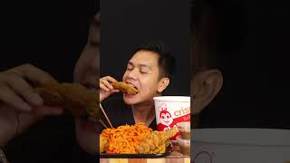 Jollibee Mukbang asmr mukbang [upl. by Ennairam]