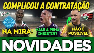 ÃšLTIMAS INFORMAÃ‡Ã•ES DO FLUMINENSE ARBITRAGEM DEFINIDA CONTRATAÃ‡ÃƒO COMPLICADA  ÃRIAS NA MIRA [upl. by Deach944]