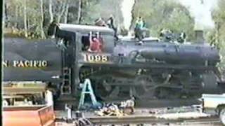 Rail Tours Inc CP 1098 Test Fire Sept1996 [upl. by Oicnecserc514]