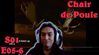 Traduire en live  Le camp de la jument de nuit  Chair de Poule S01E0506 [upl. by Sollows]