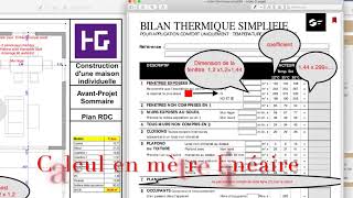 calculer Bilan thermique simplifié dune maison individuelle et selection dun climatiseur [upl. by Aicelet]