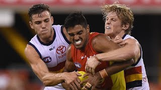 2016 Round 3 NAB Challenge Adelaide Crows Vs Gold Coast Suns Highlights [upl. by Leund]