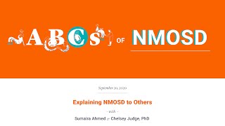 105 Explaining NMOSD to Others [upl. by Acinorrev]